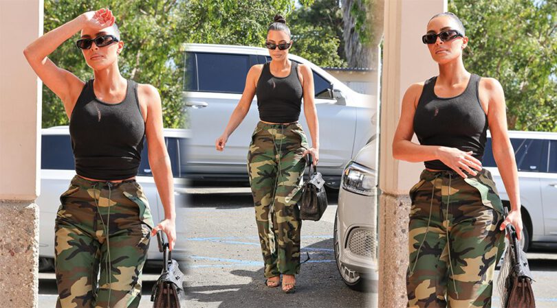 Kim Kardashian Goes Braless in Public, Flaunts Hard Pokies
