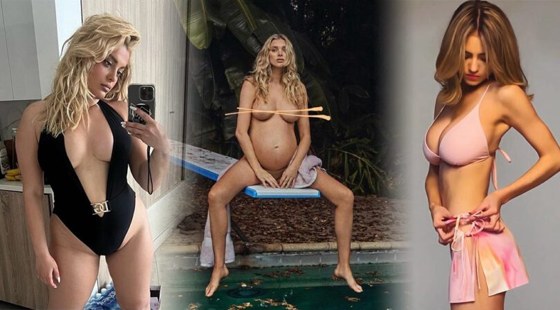Elsa Hosk Topless & Pregnant and Other Celebrities in a Weekly Instagram/Twitter Roundup