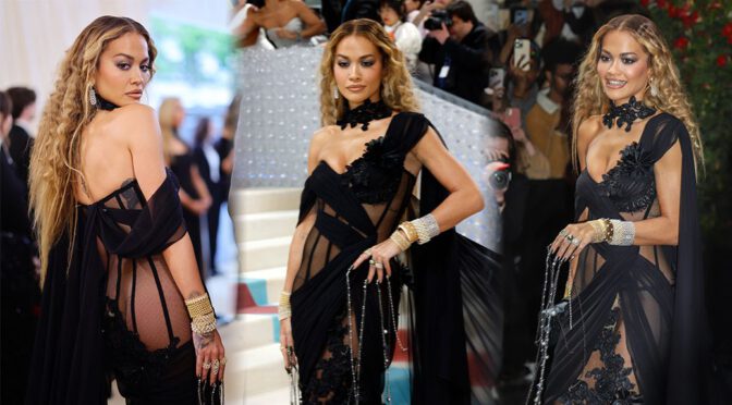 Rita Ora’s Sheer Dress Flaunts All Her Assets at Met Gala
