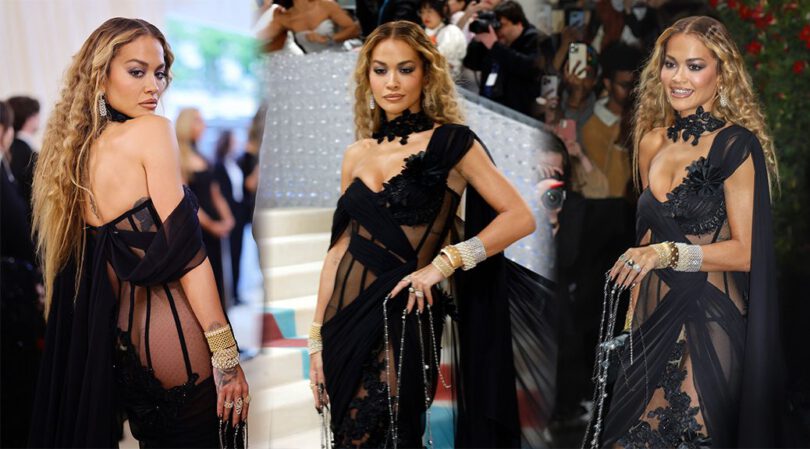 Rita Ora’s Sheer Dress Flaunts All Her Assets at Met Gala