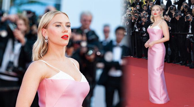 Scarlett Johansson’s Seductive Display: Busty Glamour at ‘Asteroid City’ Red Carpet