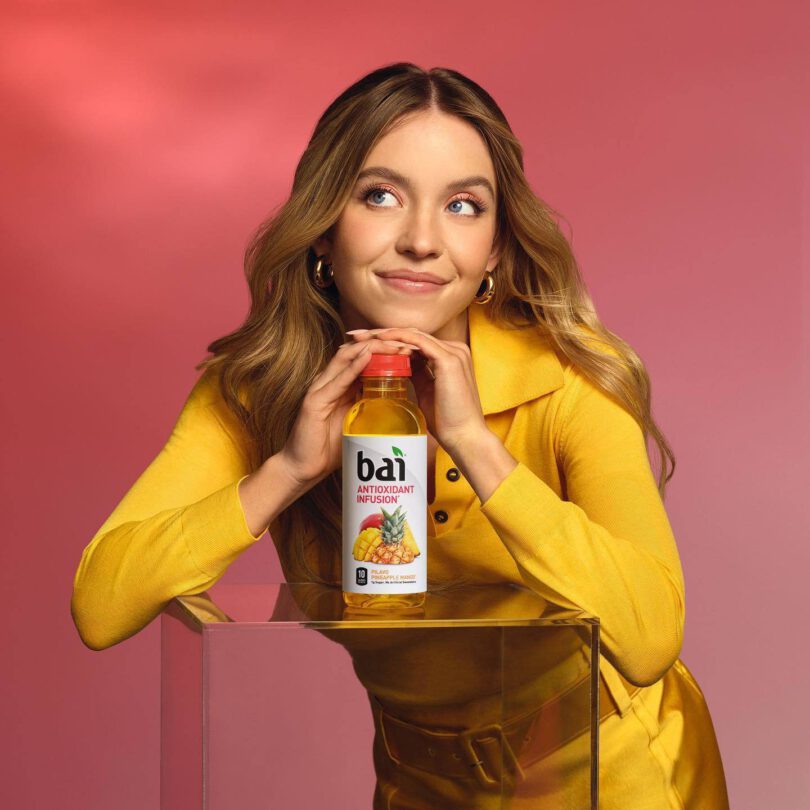 Sydney Sweeney Bai Water Campaign Busty Beauty