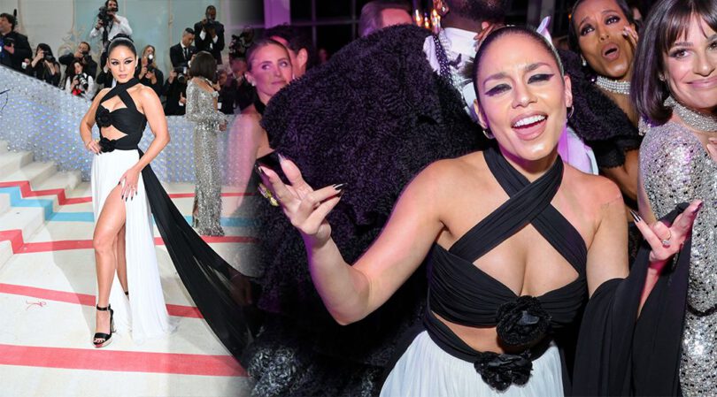Vanessa Hudgens Stuns with Spectacular Legs and Sexy Cleavage at Met Gala