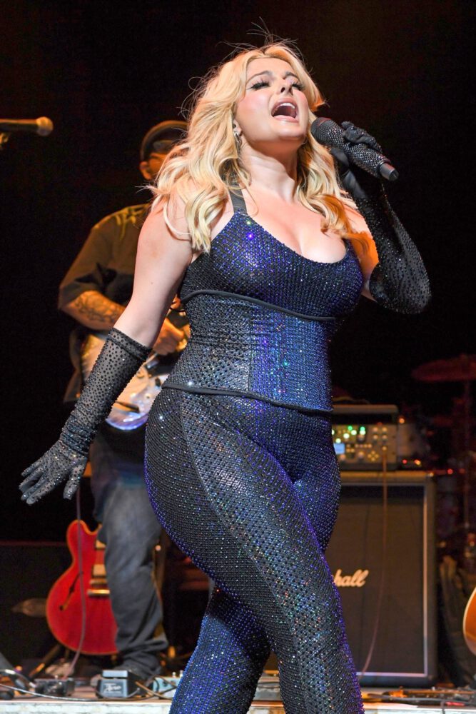 Bebe Rexha Cleavage Performance Y Spring Break