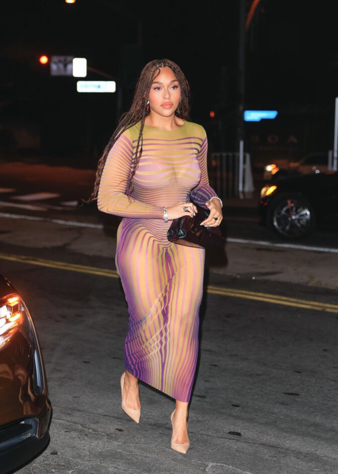 Jordyn Woods See Through Dress Lavo Bra Curvy