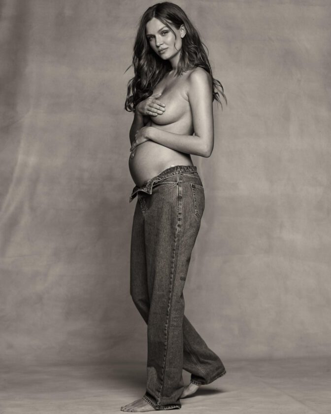 Josephine Skriver Pregnant Topless Photo