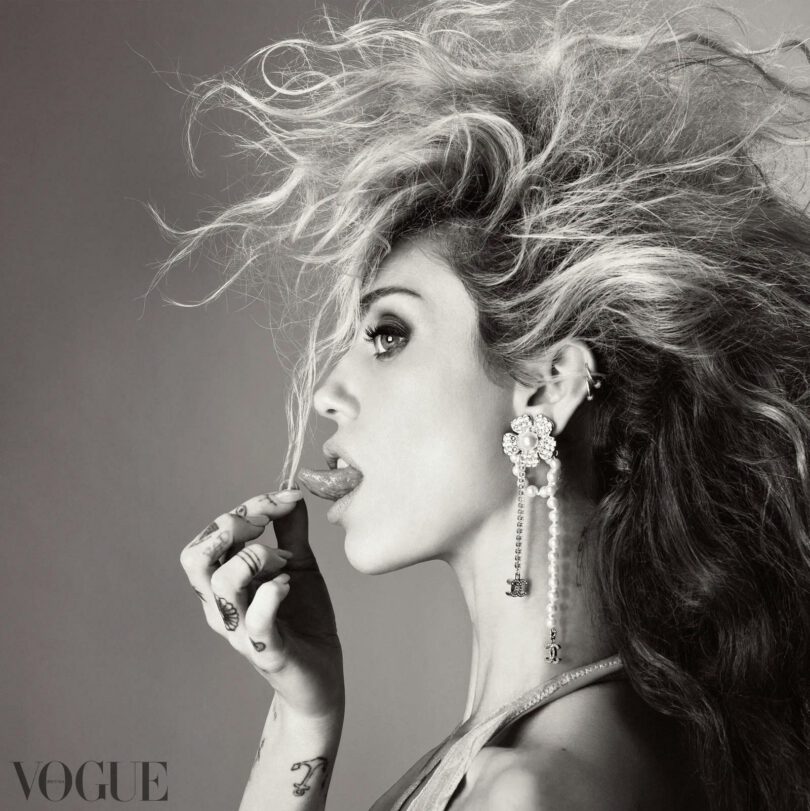Miley Cyrus Vogue Magazine June Sultry Glamour