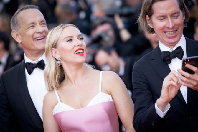 Scarlett Johansson Asteroid City Red Carpet Cannes