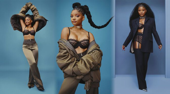 Halle Bailey Gorgeous In Bra And Panties