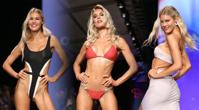 Seductive Bikini Beauties: Joy Corrigan Flaunts Her Toned Body at Paraiso Miami Swim Week
