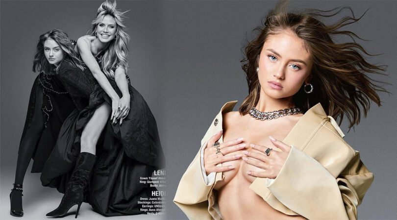 Leni Klum Sizzles in Super Magazine: Stunning Braless Photoshoot with Breathtaking Boobs!