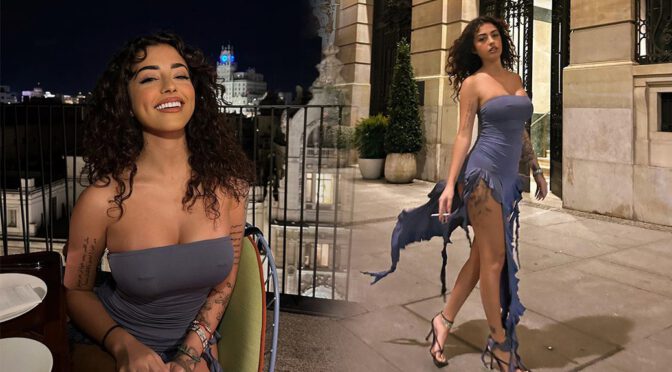 Unleashing Sensuality: Malu Trevejo’s Revealing Dress Shows off Her Pierced Nipples and Stunning Body