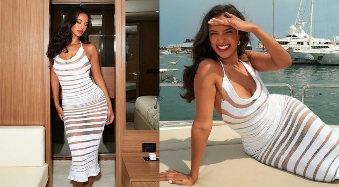 Maya Jama Spectacular Curvy Body