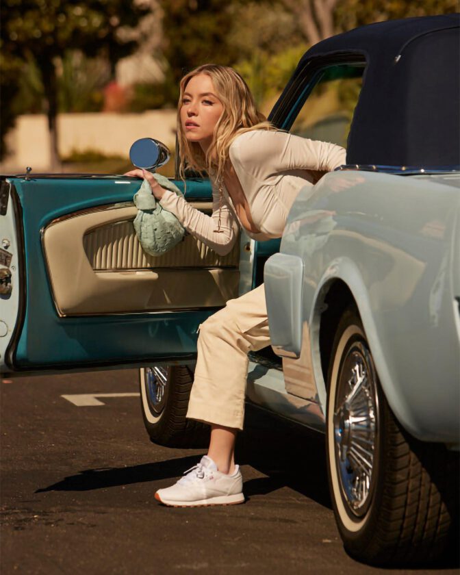 Reebok June Campaign Sydney Sweeney Sexy Top Big Breasts