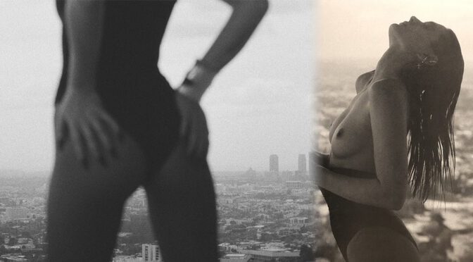 Charlotte Lawrence Bares All: Sensual Topless Photo Shoot for YSL RIVE DROITE Book (NSFW)