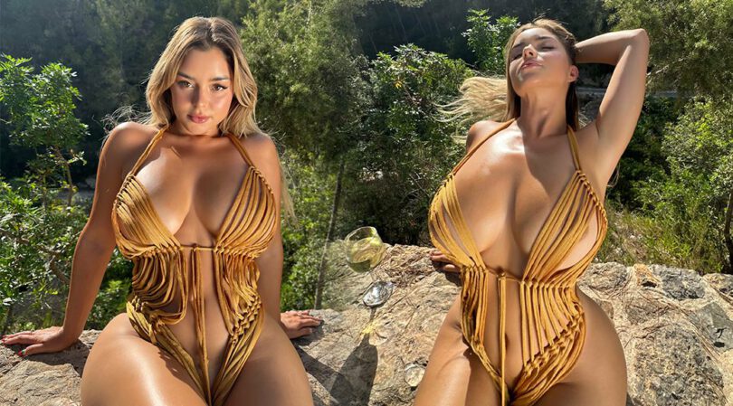 Demi Rose Mawby: Sultry Swimsuit Shoot with Sensational Curves & Seductive Tits!
