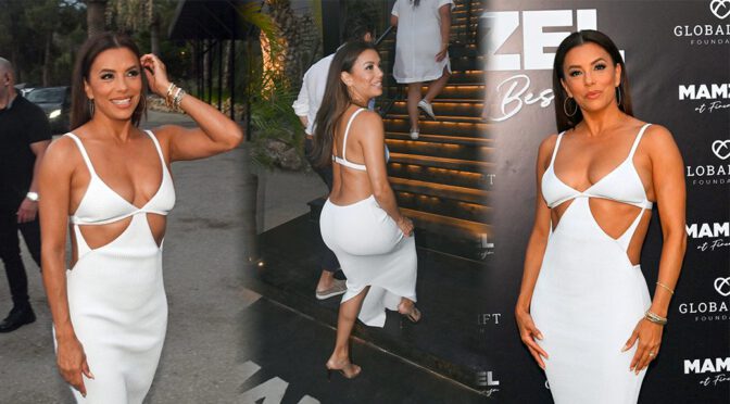Seductive Eva Longoria Turns Heads at Marbella Gala: Flaunting Braless Cleavage and Gorgeous Booty!