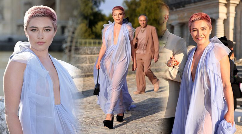 Braless Beauty: Florence Pugh’s Jaw-Dropping Sheer Dress Reveals Boobs and Nipples