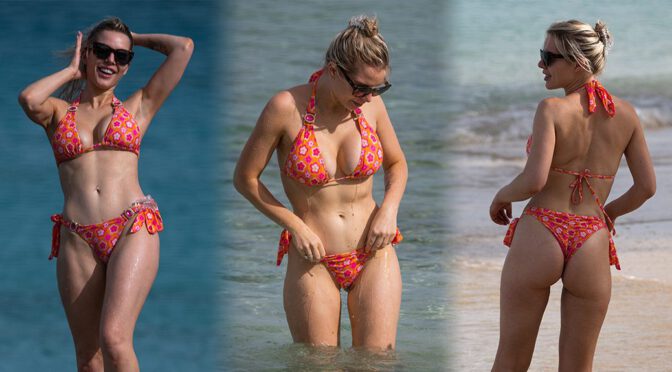 Sexy and Sultry: Helen Flanagan’s Sensational Bikini Photoshoot in Barbados