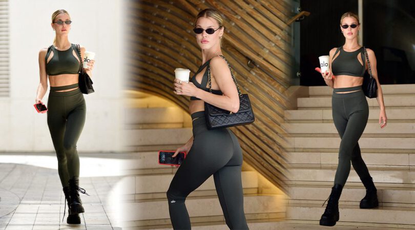 Unleashing Temptation: Joy Corrigan’s Perfect Abs & Seductive Style at Alo Yoga HQ