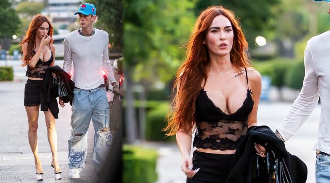 Intriguingly Provocative: Megan Fox’s Huge Tits Spill Out in Calabasas!