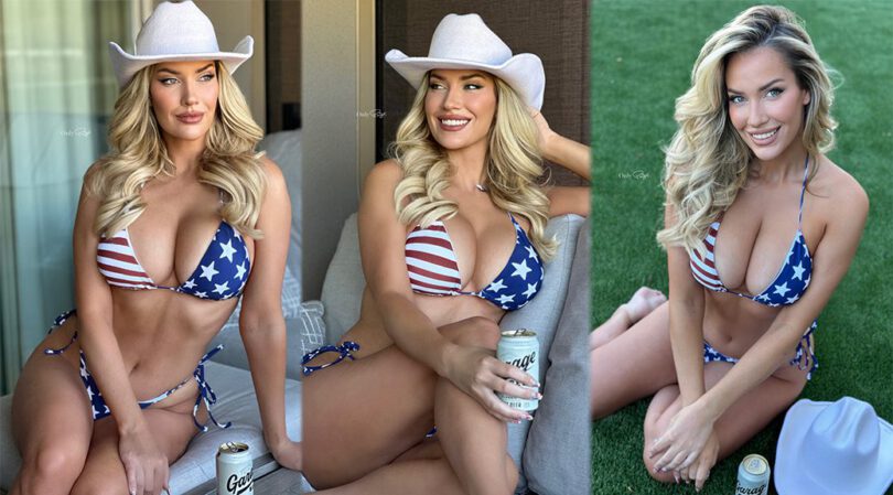 Jaw-Dropping 4th of July Shoot: Paige Spiranac Flaunts Her Irresistible Bikini Curves!
