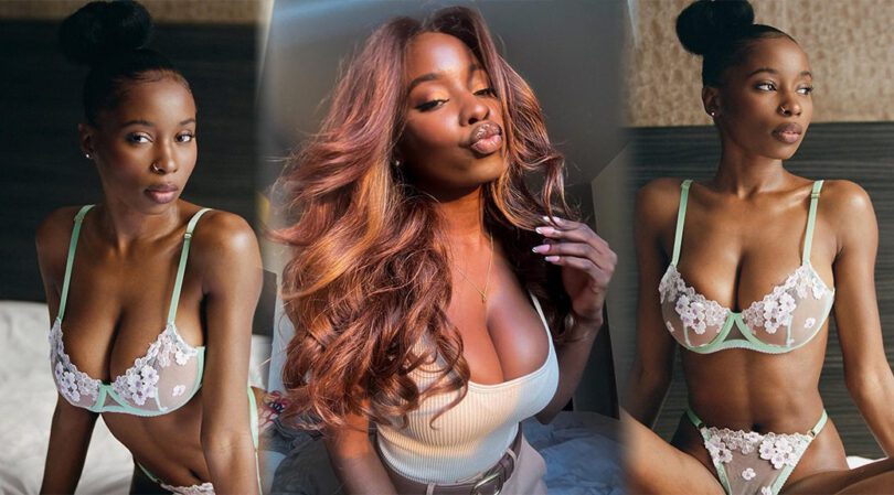 Princia G’s Sexy Outfits and Racy Lingerie Showcase Her Stunning Big Boobs