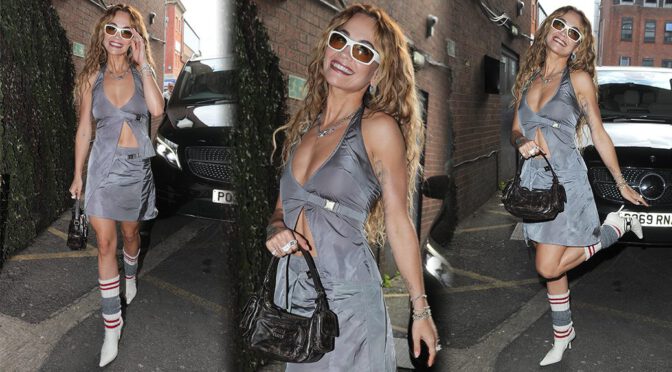 Rita Ora: The Sizzling Sensation in Sexy Dress at PRYZM Kingston in London