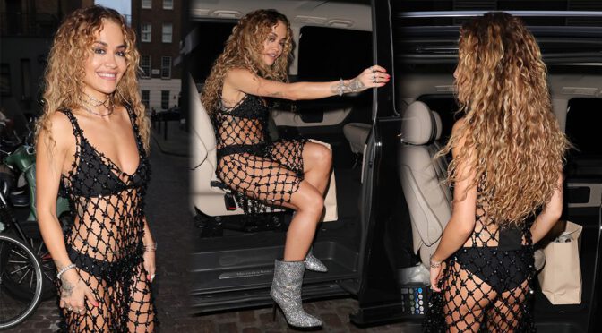 Unleash Your Desires: Rita Ora Sizzles in Provocative Underwear at British Vogue x Self Portrait Summer Party