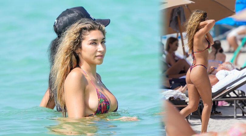 Miami Heat: Chantel Jeffries’ Stunning Body in Thong Bikini!