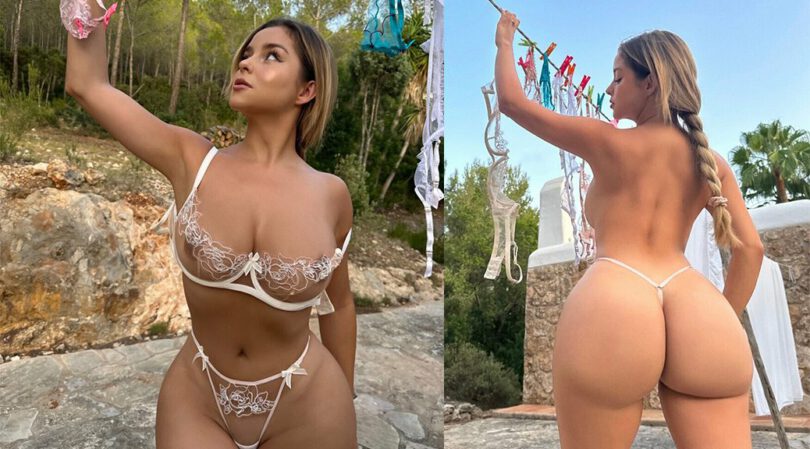 Demi Rose Mawby Bares All: Scandalous Shots of Boobs, Ass, and G-String Panties! (NSFW)