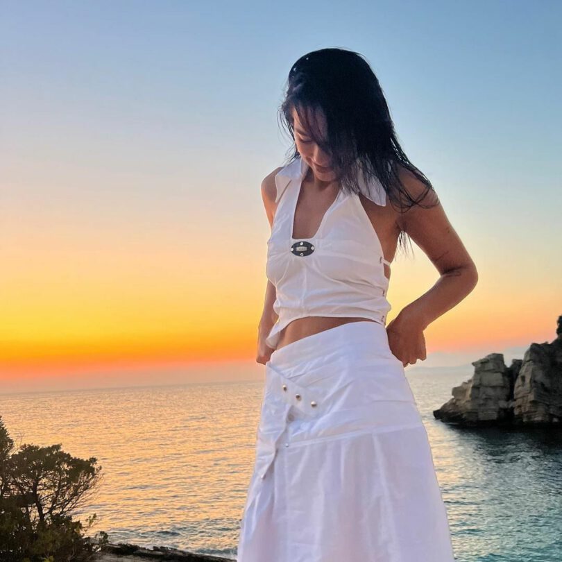 Dua Lipa Gorgeous Sunset Portrait