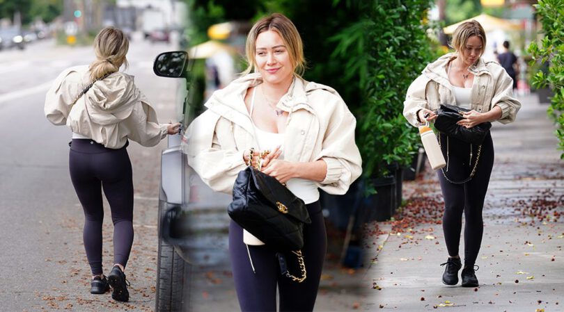Sizzling Gym Look: Hilary Duff’s Leggings Highlighting Her Enviable Assets