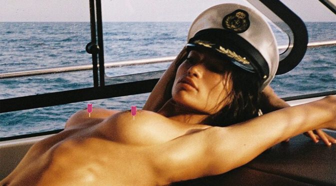 Kelly Gale’s Topless Yacht Adventure: Exploring ‘The Topless Captain’ Look! (NSFW)