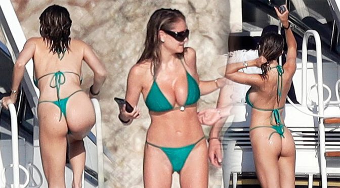 Leni Klum’s Provocative Yacht Photos: Massive Boobs and Cheeky Thong Bikini Display