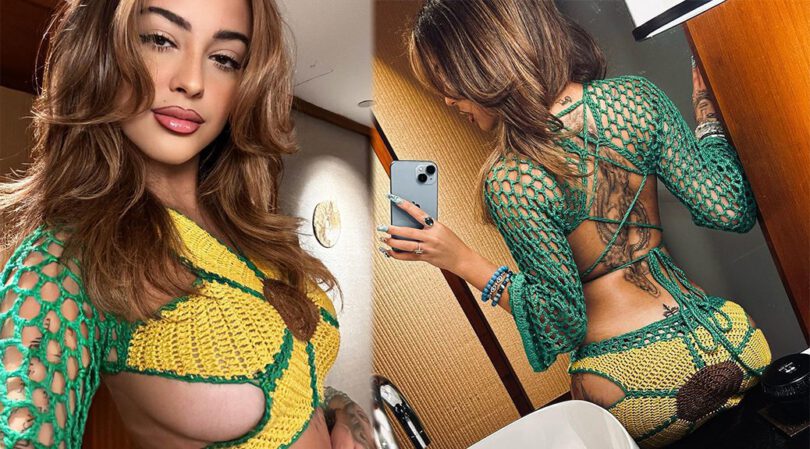 Daring Display: Malu Trevejo’s Stunning Selfies Flaunt Braless Glam and a Glimpse of Sizzling Side-Boob!