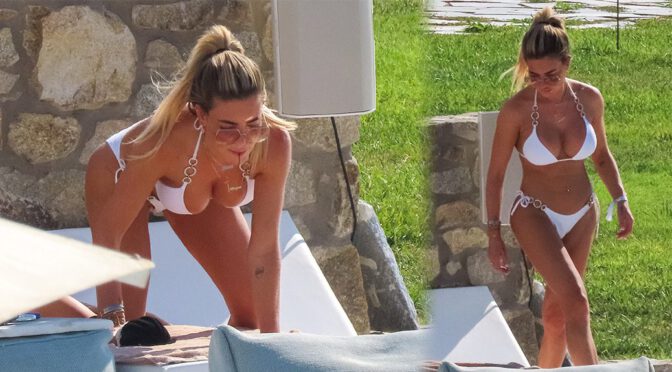 Bikini Babe Megan Barton-Hanson Dazzles in Mykonos – Big Breasts on Display!