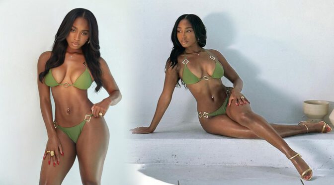 Normani Kordei’s Scorching Bikini Photoshoot: Unveiling Spectacular Boobs and Sexy Legs!