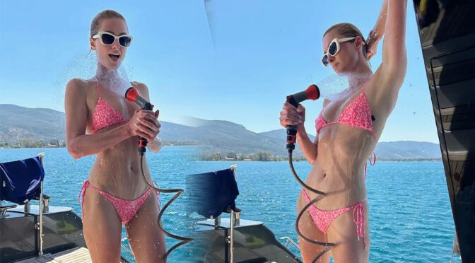 Paris Hilton Sexy In Tiny Bikini