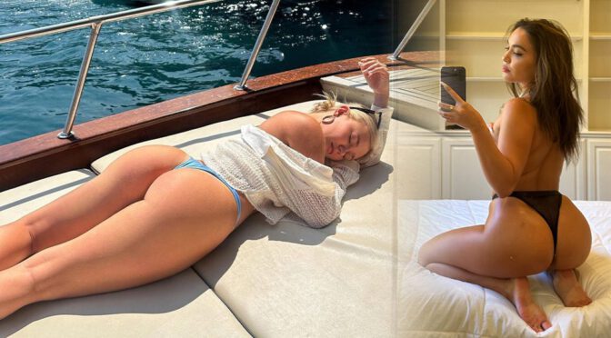 Katie Sigmond’s Spectacular Ass in Thong Bikini and Other Celebrities in a Weekly Instagram/Twitter Roundup