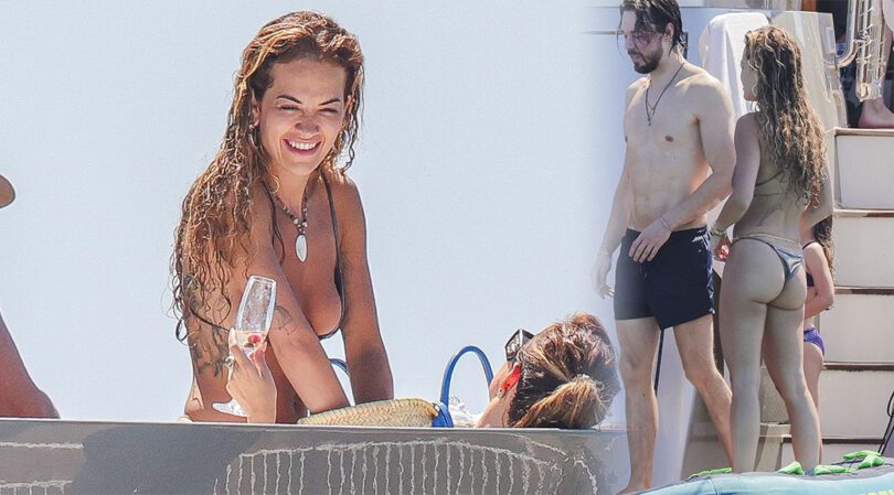 Rita Ora Unleashes Temptation: Thong Bikini Shots Displaying Ass and Boobs Aboard Yacht!