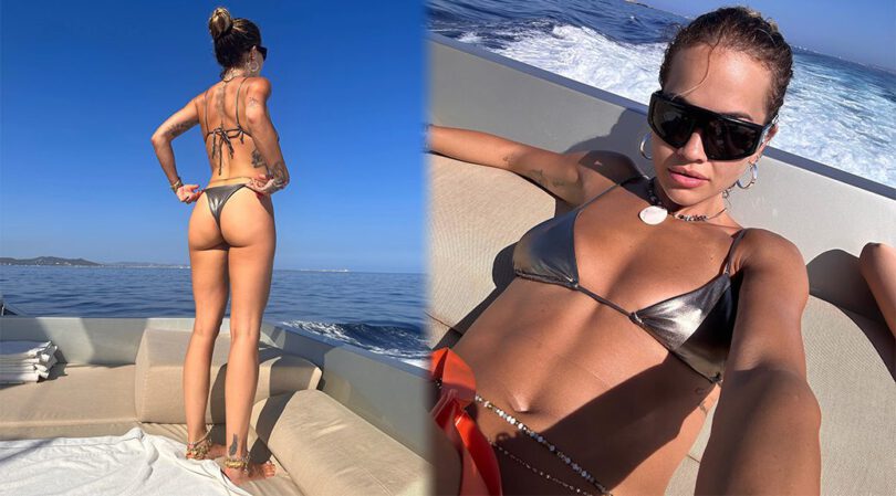 Rita Ora’s Yacht Photo Shoot: Scandalously Sexy Bikini Pics of Boobs and Ass