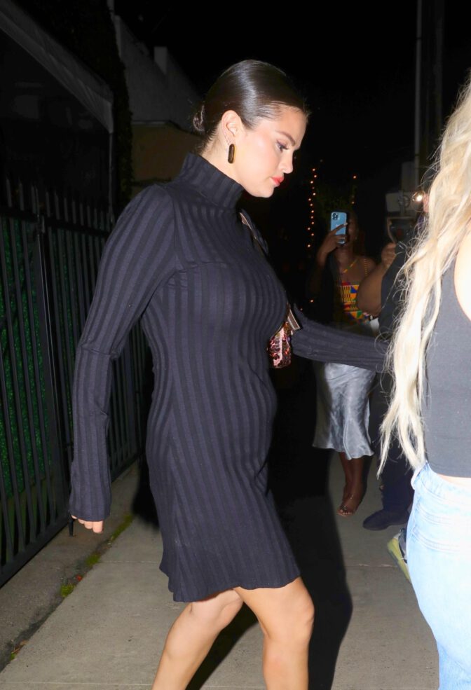 Selena Gomez And Francia Raisa Shining Bright On Their Santa Monica Night Out.