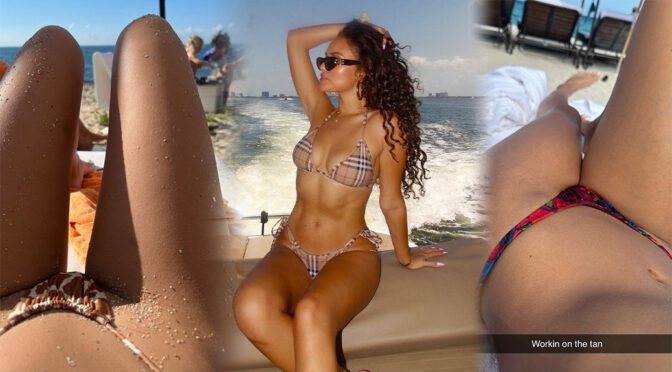 Madison Pettis Gorgeous in Tiny Bikini and Other Celebrities in a Weekly Instagram/Twitter Roundup