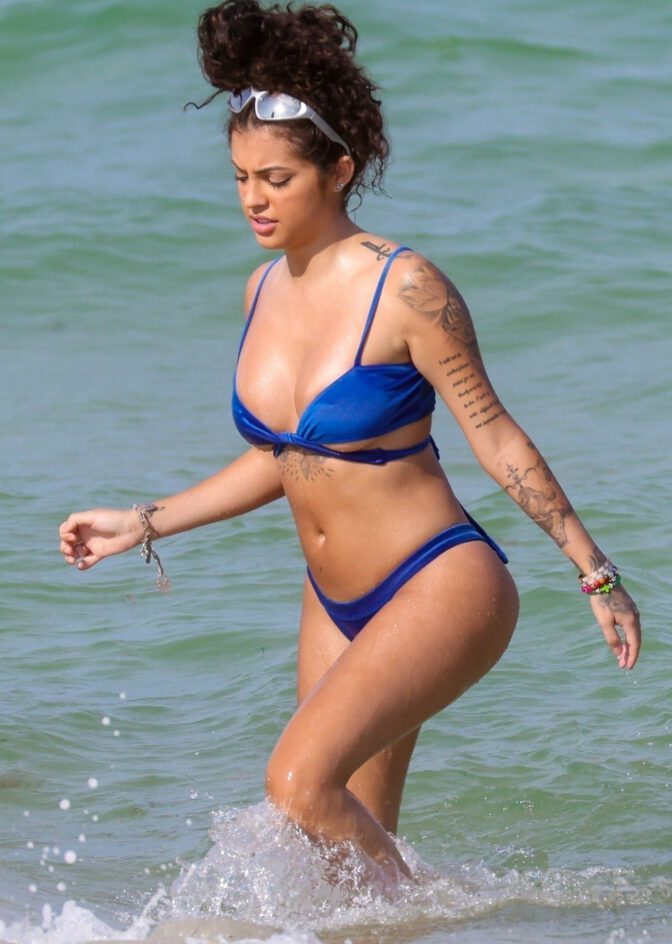 Miami Beach Bikini Beauty Malu Trevejo