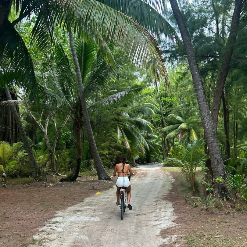 Addison Rae Flaunts Her Bikini Perfection On Tahiti's Sandy Shores.
