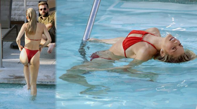 AnnaLynne McCord’s Bootylicious Display in a Red Bikini Leaves Us Speechless!