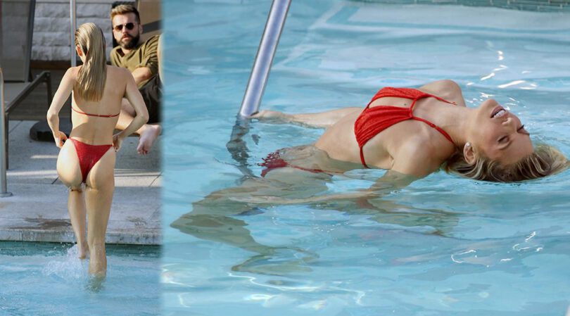 AnnaLynne McCord’s Bootylicious Display in a Red Bikini Leaves Us Speechless!