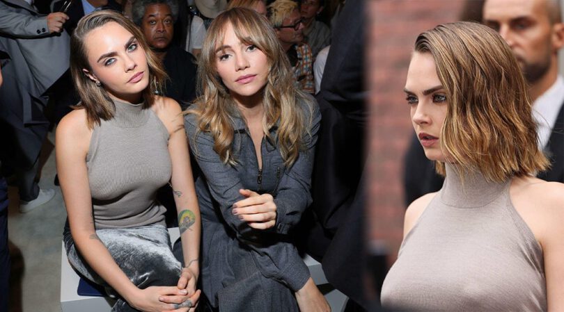 Cara Delevingne Sizzles Braless at Fendi Fashion Show – Unveiling Boobs and Pokies!