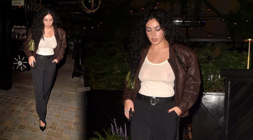 Charli XCX Turns Heads in Sheer White Top – Boobs and Nipples on Full Display!